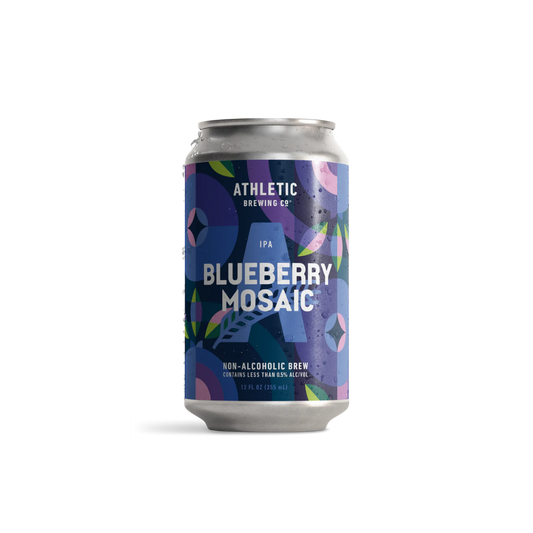 Athletic Brewing Blueberry Mosaic