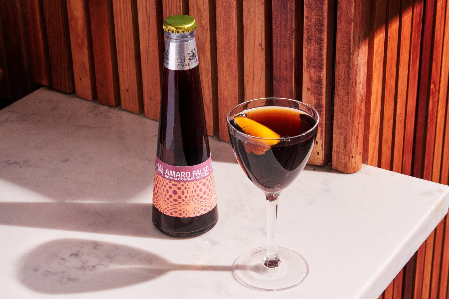 St. Agrestis Non-Alcoholic Amaro Falso.